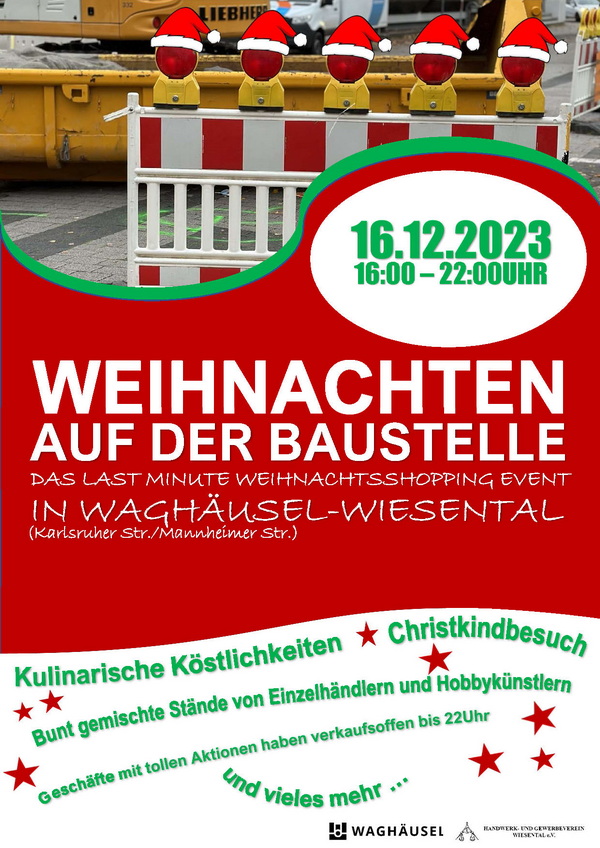 Weihnachten auf der Baustelle