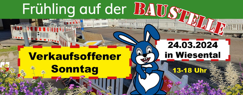 Frühling auf der Baustelle